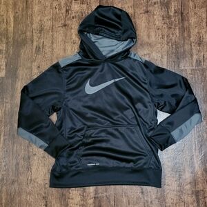 Boy's (Large) Black & Grey Nike Therma-Fit Pullover Hoodie